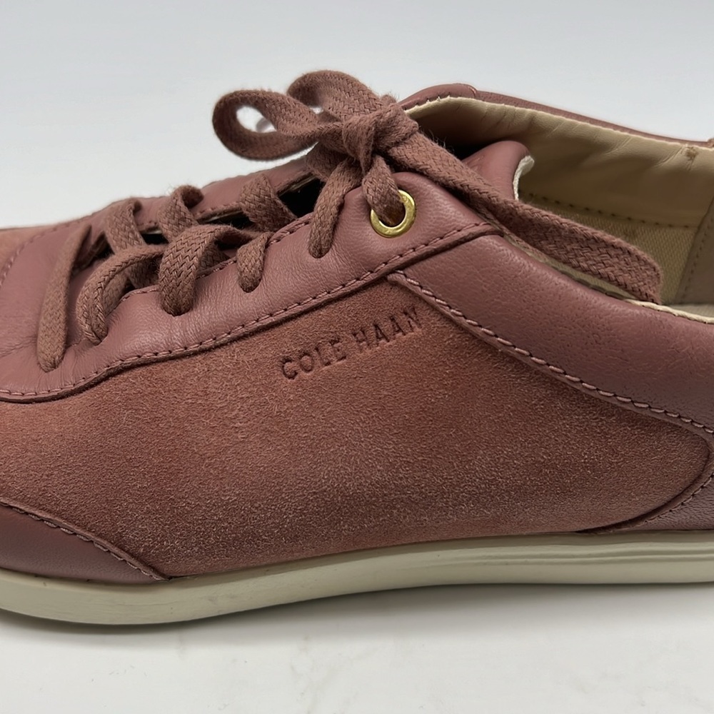 Cole Haan - Burlwood Grand Crosscourt Turf Suede Leather Sneakers Size 8 - Picture 14 of 16